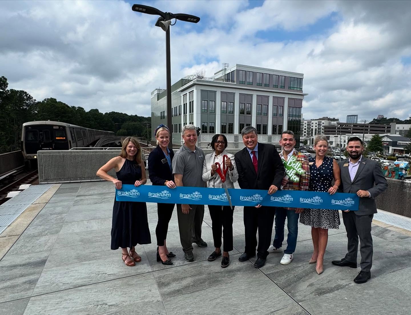 City Centre Ribbon Cutting at Brookhaven Station